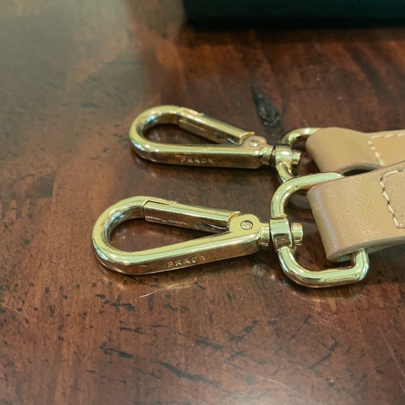 Small Saffiano leather bag Beige +black wallet - Picture 15 of 15